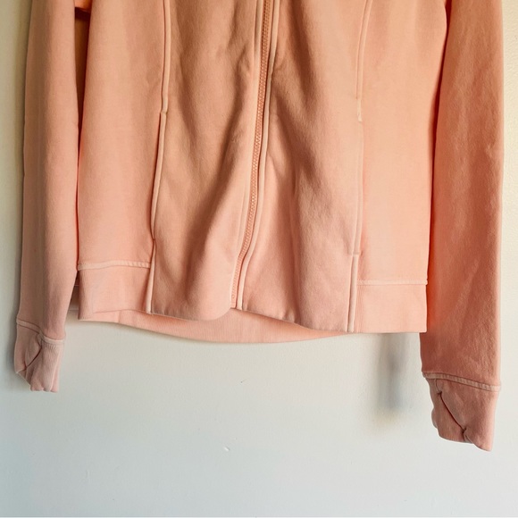 *DONATED* AIM NWT Pink Fleece Full Zip Hoodie with Thumbholes Size Small - Picture 12 of 16